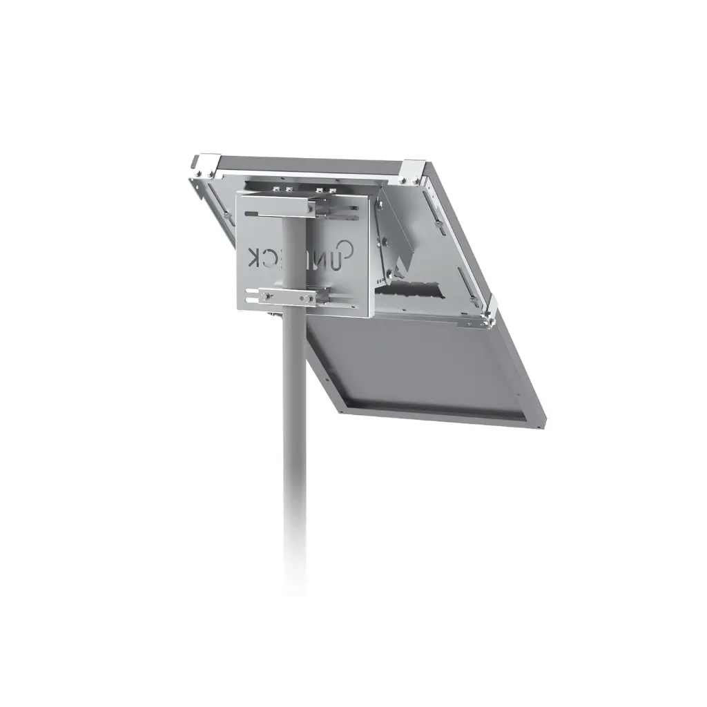 Support panneau UNIFIX 100S sur mât (réglable 30° à 60°)