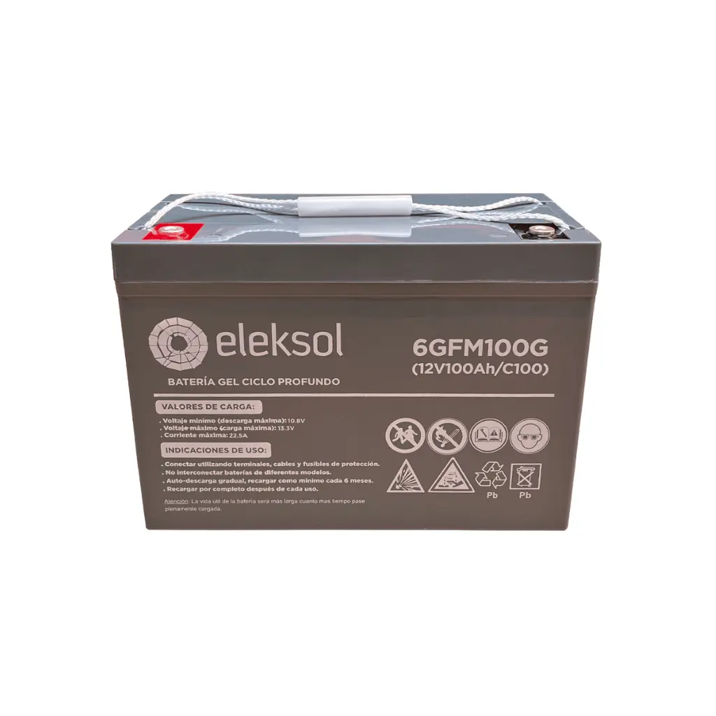 Batterie solaire GEL Eleksol 12V 100Ah