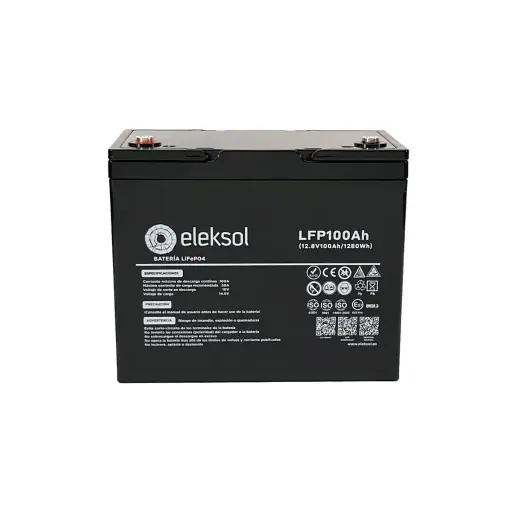 [BAT-ELE-100-LT] Batterie Lithium Eleksol 12V 100Ah C5 Courant de décharge 50A 