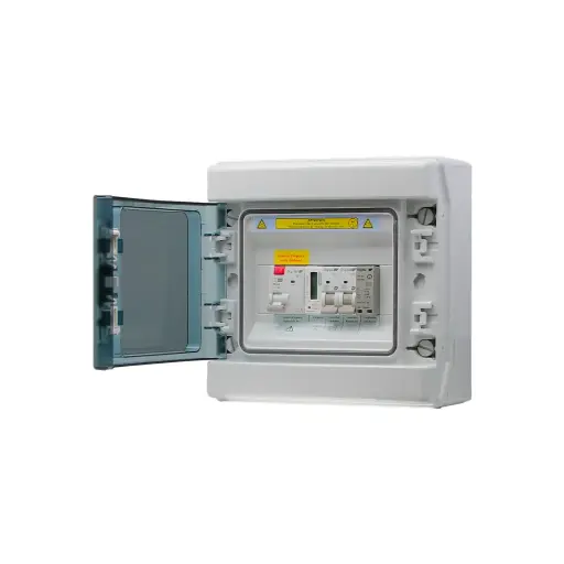 [COFF-OND-AC-1KWC] Coffret de protection 1kWc Onduleur AC monophasé avec compteur